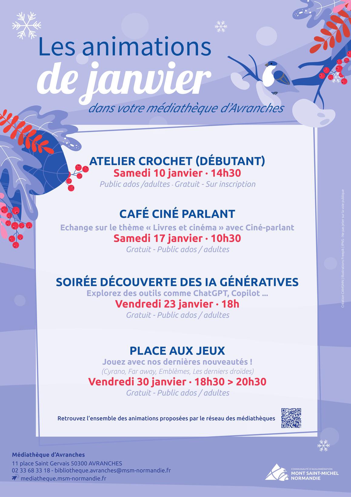 Lire la suite à propos de l’article CAFE-CINE à la médiathèque